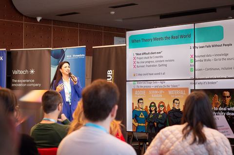 Silvija Gelevski leading discussion on operational excellence.