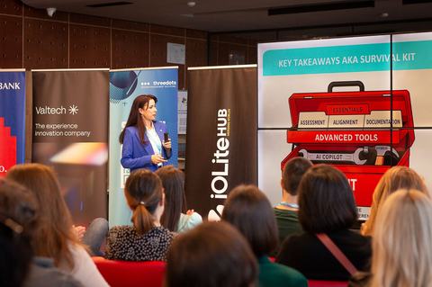 Silvija Gelevski presenting remote operations strategies at scale.